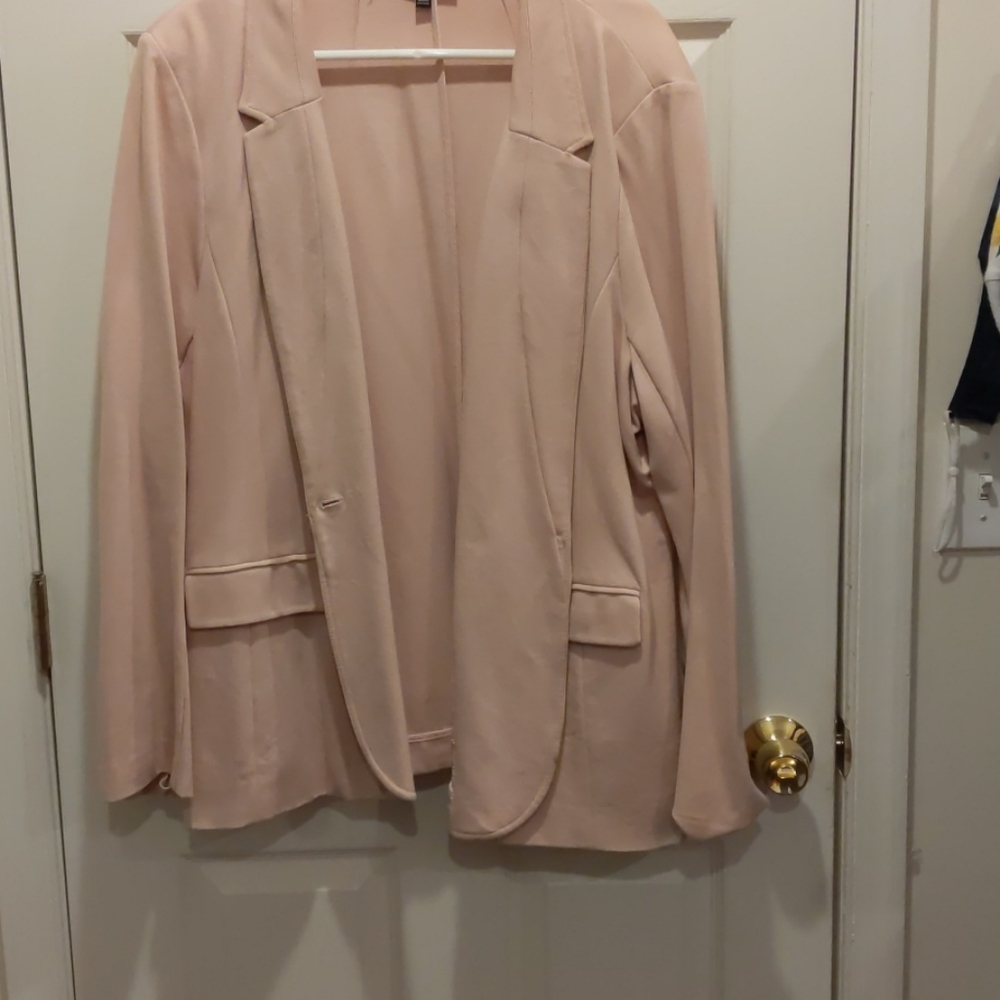 Lane Bryant pink blazer size 26